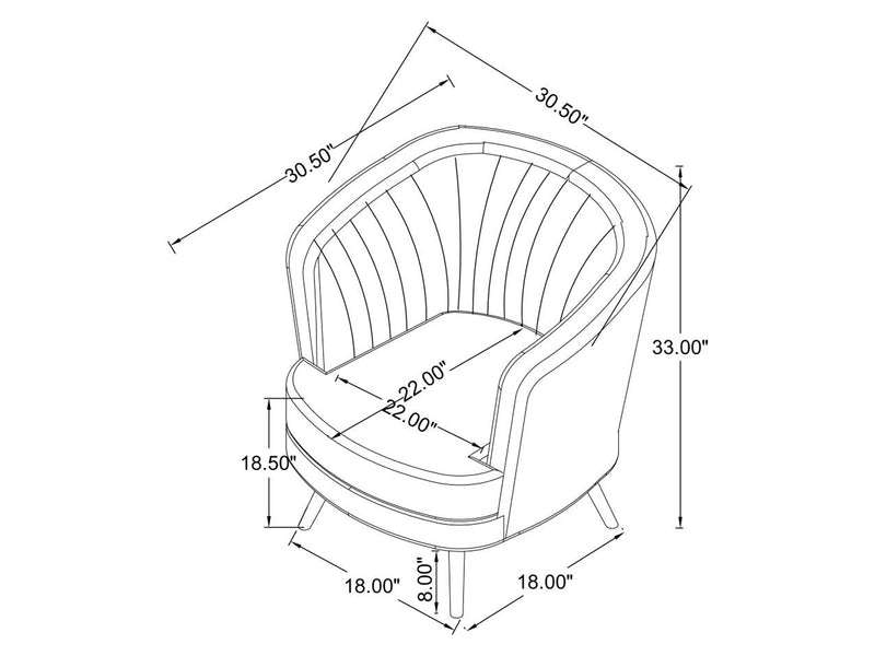 Sophia Coas 30.5" Wide Armchair