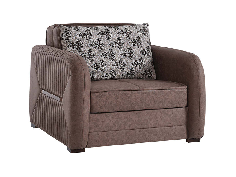 Speedy Microsuede Convertible Living Room Set