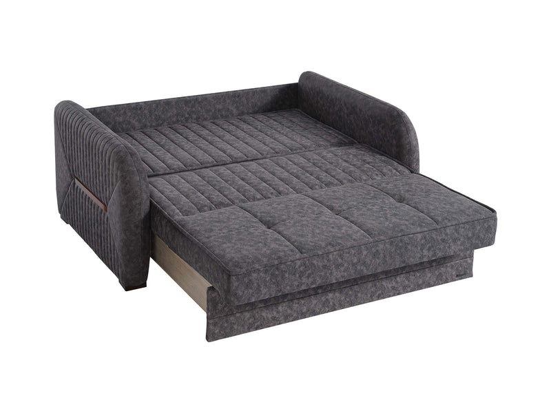 Speedy Microsuede Convertible Living Room Set