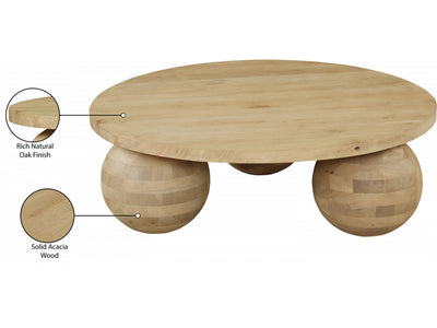 Spherical 39" Wide Round Coffee Table