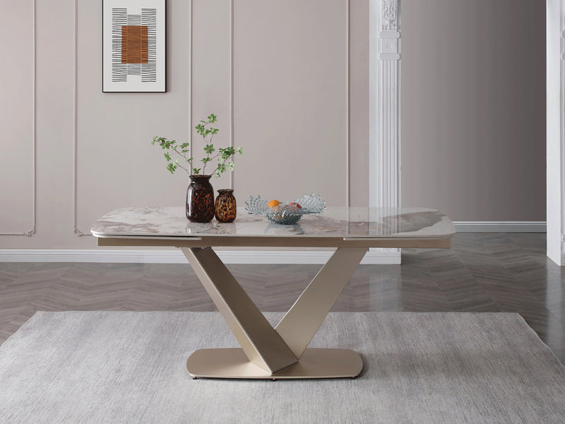 Stares 93 110" / 71" Wide Extendable Dining Table