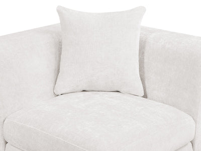 Stellar 114" Wide Chenille Fabric Upholstered Modular Sofa