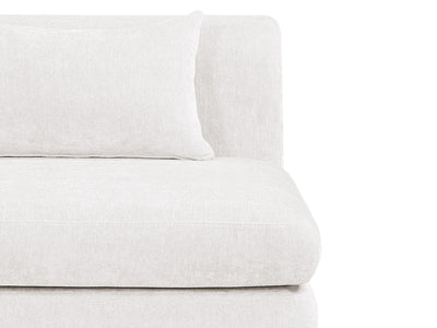 Stellar 114" Wide Chenille Fabric Upholstered Modular Sofa