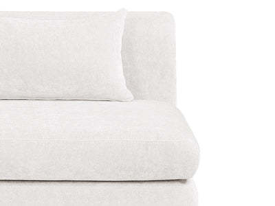 Stellar 76" Wide Chenille Fabric Upholstered Modular Loveseat