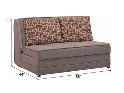 Studio 55" Wide Convertible Loveseat