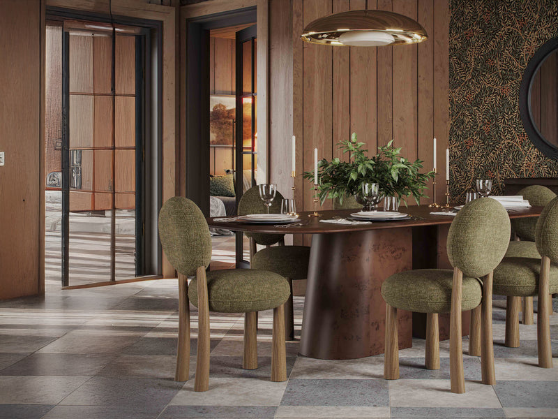 Gladyss DT - Sulley DC 6-8 Person Dining Room Set