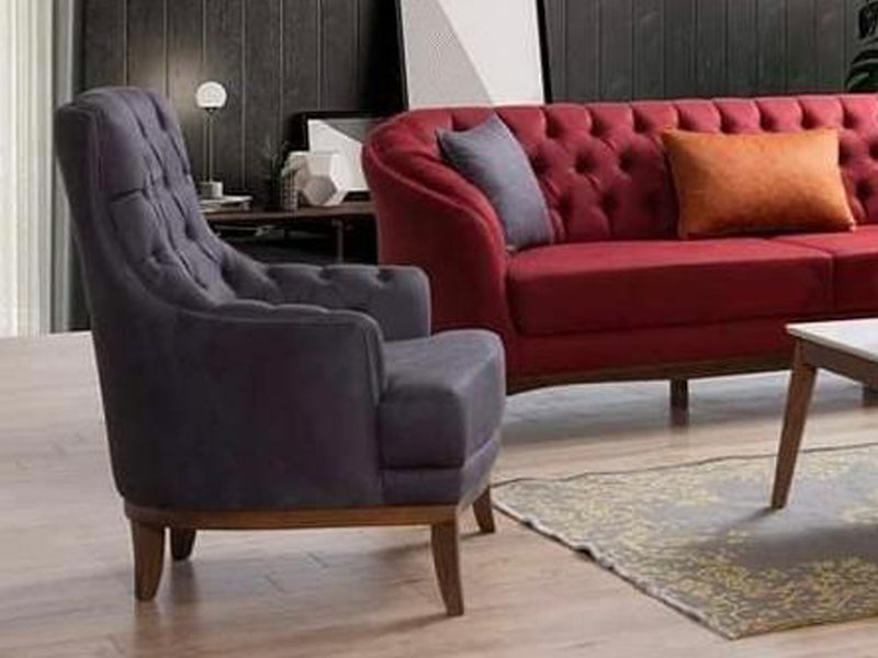 Swan Tufted Armchair