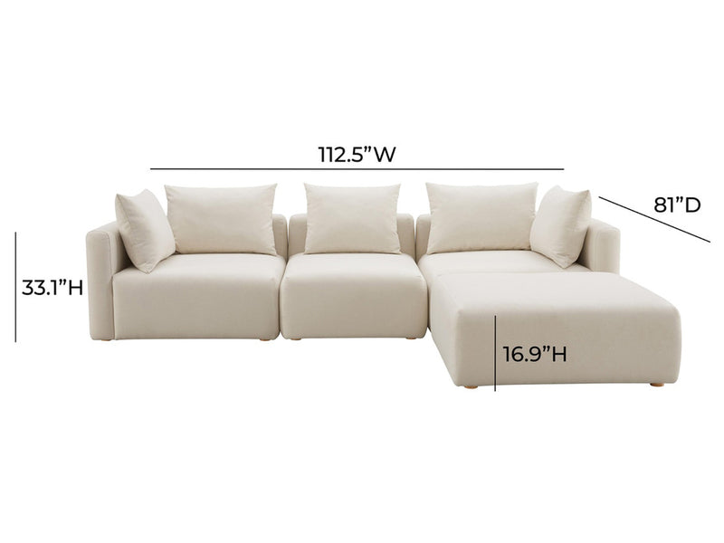 Hangover Linen Modular Sectional