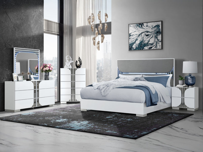 Talia 64" Wide 6 Drawer Dresser With Mirror