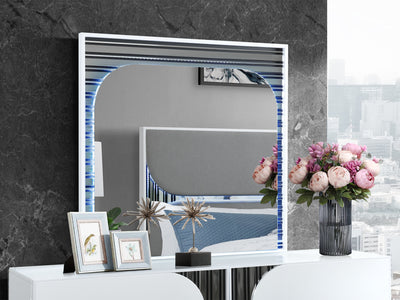 Talia 64" Wide 6 Drawer Dresser With Mirror