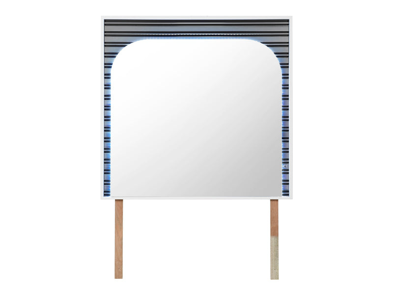 Talia 64" Wide 6 Drawer Dresser With Mirror