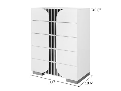 Talia 35" Wide 5 Drawer Chest
