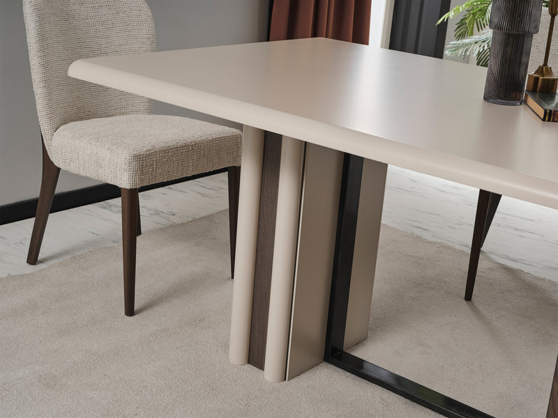 Talya 75" Wide 6 Person Dining Table