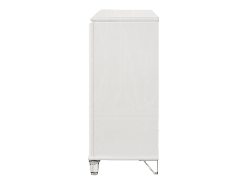 Tarian 64.3" Wide 6 Drawer Dresser With Mirror