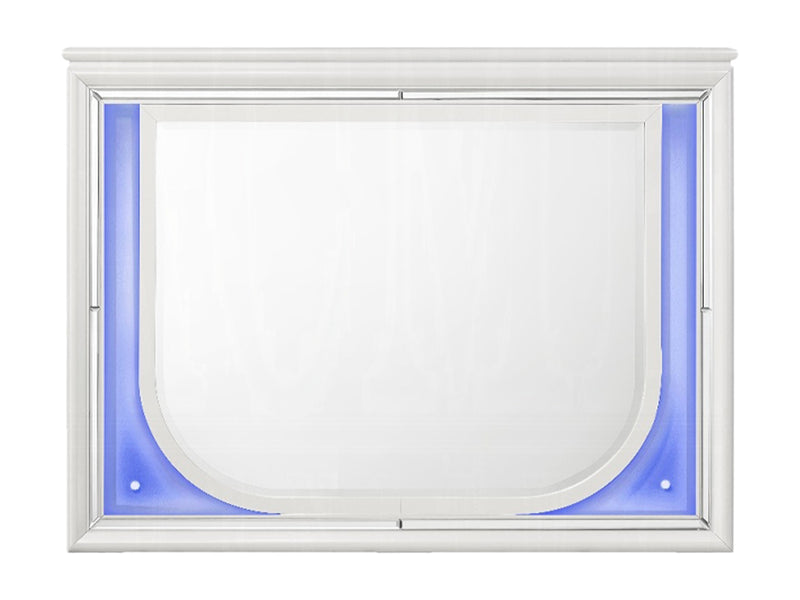 Tarian 64.3" Wide 6 Drawer Dresser With Mirror