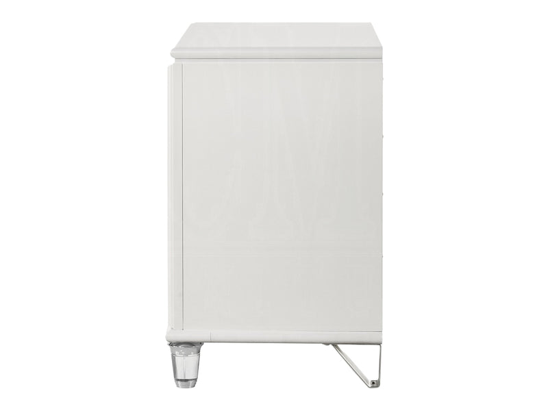 Tarian 28.5" Tall 2 Drawer Nightstand