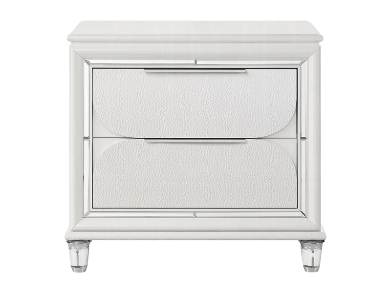 Tarian 28.5" Tall 2 Drawer Nightstand