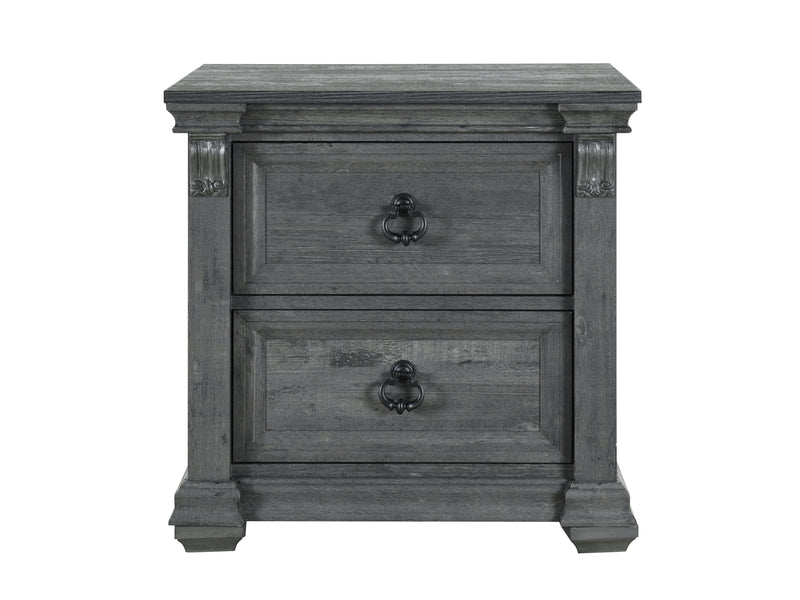 Tatum 25" Tall 2 Drawer Nightstand