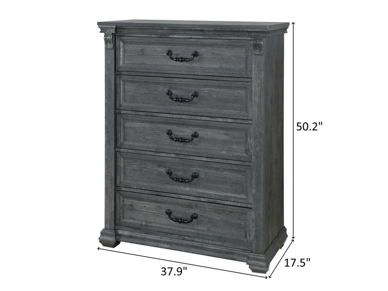 Tatum 37.9" Wide 5 Drawer Chest