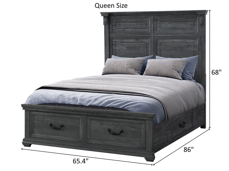 Tatum Storage Platform Bed