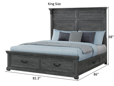 Tatum Storage Platform Bed