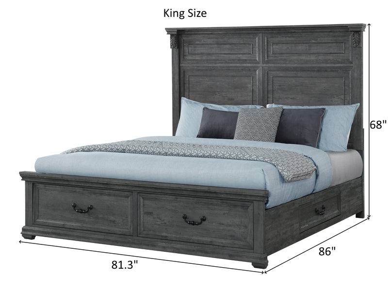 Tatum Storage Platform Bed