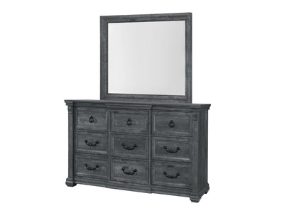 Tatum 63.9" Wide 9 Drawer Dresser With Mirror