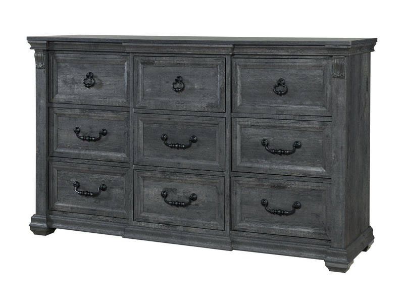 Tatum 63.9" Wide 9 Drawer Dresser With Mirror