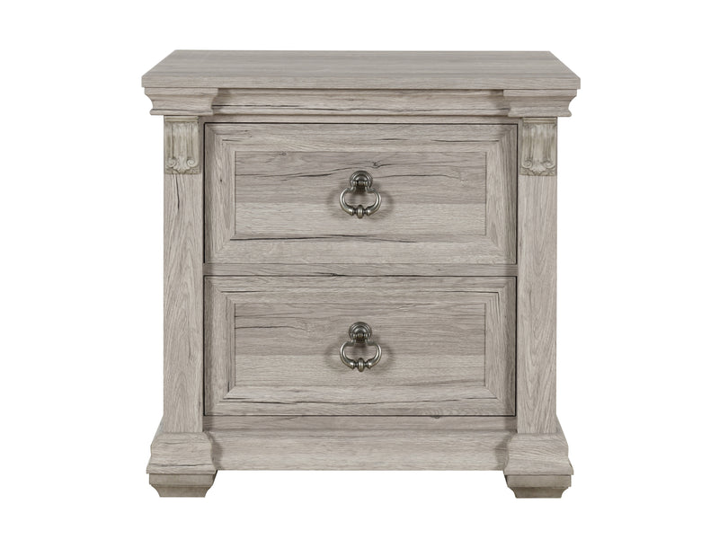 Tatum 25" Tall 2 Drawer Nightstand