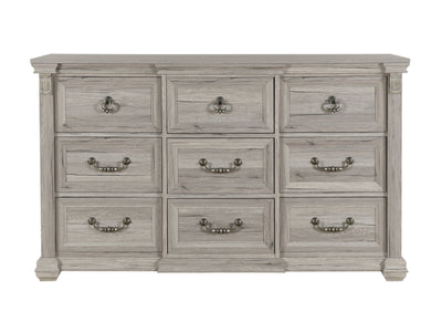 Tatum 63.9" Wide 9 Drawer Dresser With Mirror