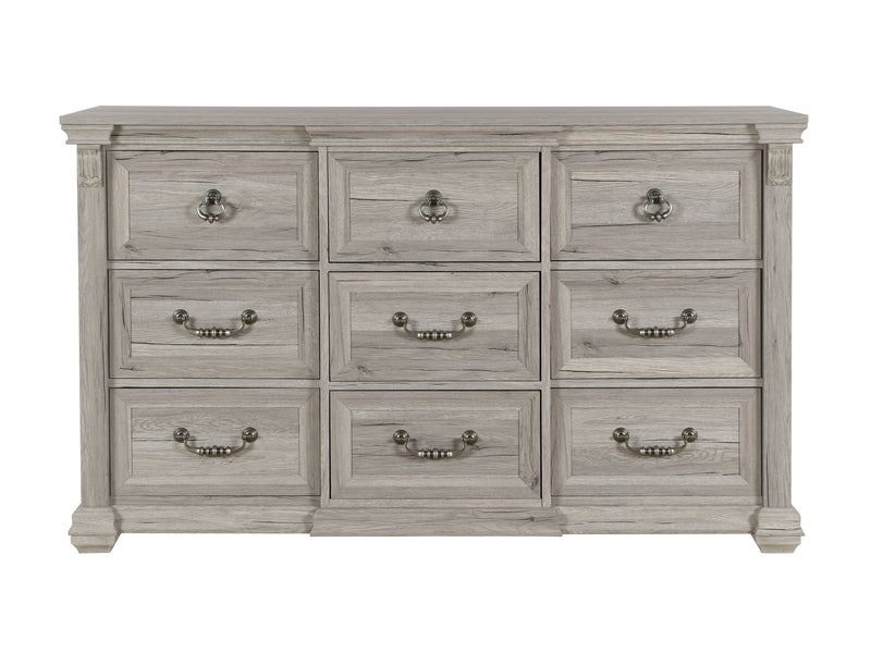 Tatum 63.9" Wide 9 Drawer Dresser With Mirror