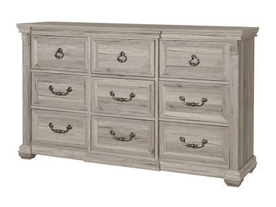Tatum 63.9" Wide 9 Drawer Dresser With Mirror