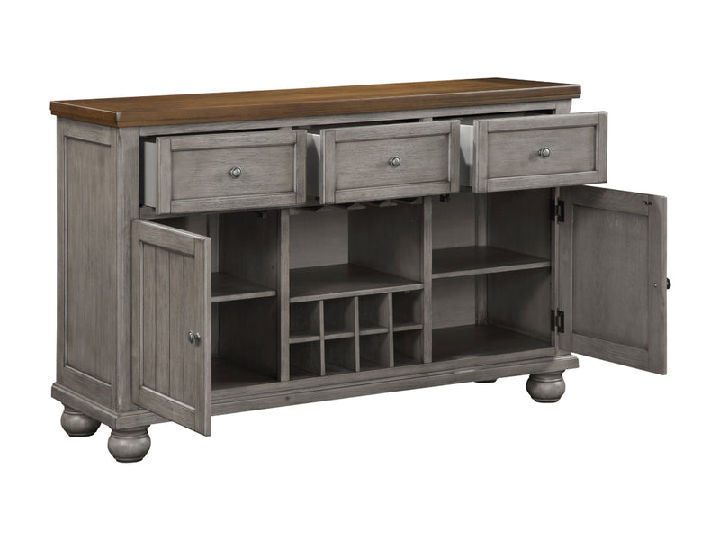 Tigard 5761 58" Wide 3 Drawer 2 Door Buffet