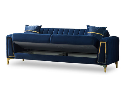 Toledo 86" Wide Convertible Sofa