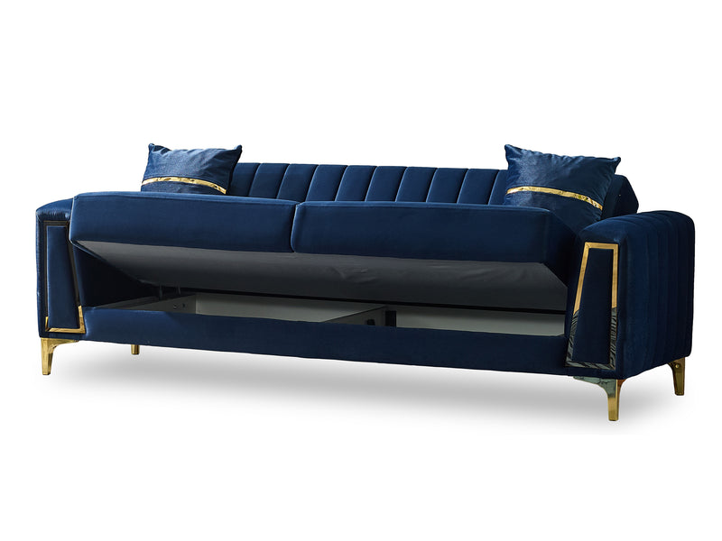 Toledo 86" Wide Convertible Sofa