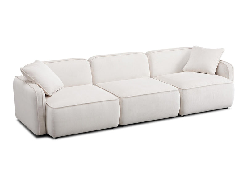Travie 111.9" Wide Corduroy Velvet 4 Seater Sofa