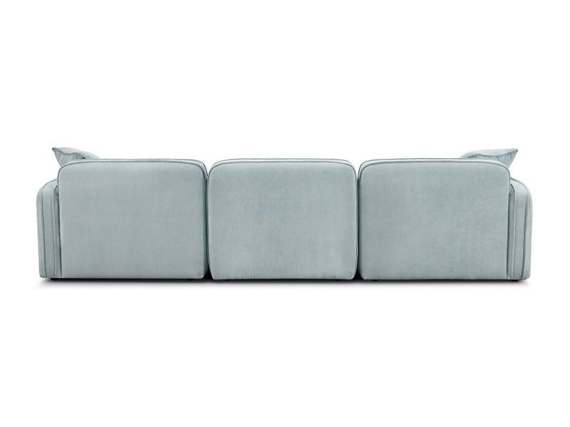 Travie 111.9" Wide Corduroy Velvet 4 Seater Sofa