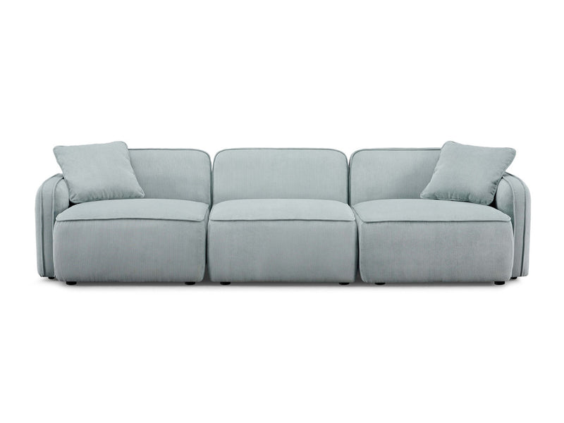 Travie 111.9" Wide Corduroy Velvet 4 Seater Sofa