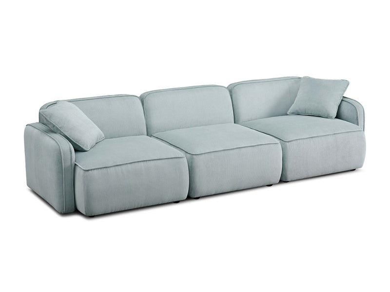 Travie 111.9" Wide Corduroy Velvet 4 Seater Sofa