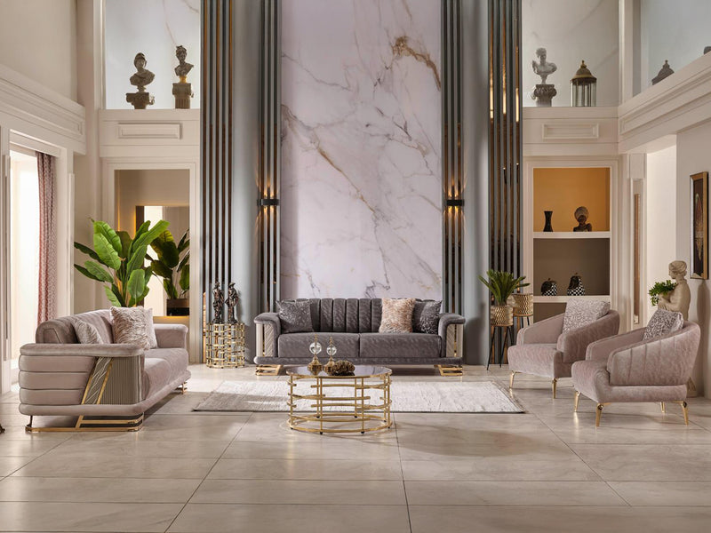 Nevada Saltanat Living Room Set – Istanbul Furniture - Home of Unique ...
