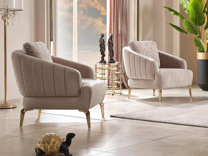 Nevada Saltanat 33.8" Wide Armchair