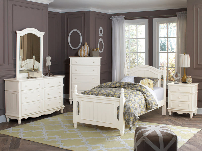 Clementine 54" Wide 6 Drawer Dresser With Mirror
