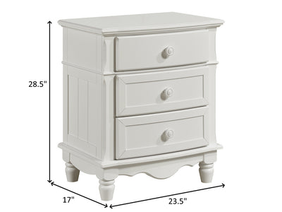 Clementine 28.5" Tall 3 Drawer Nightstand