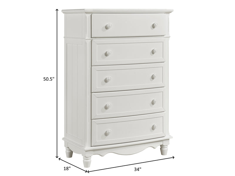 Clementine 34" Wide 5 Drawer Chest