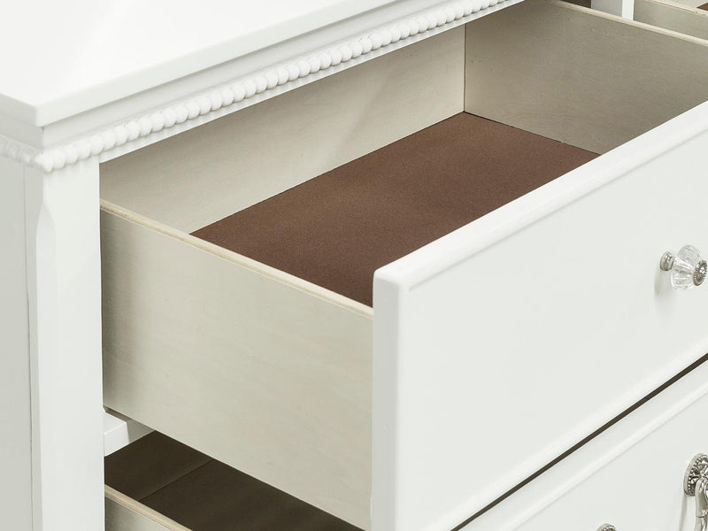 Lucida 54" Wide 6 Drawer Dresser With Mirror