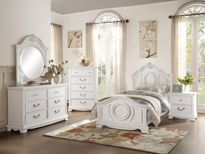 Lucida 54" Wide 6 Drawer Dresser With Mirror