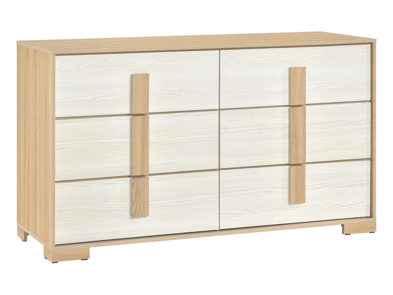 Sterling 61" Wide 6 Drawer Dresser With Mirror