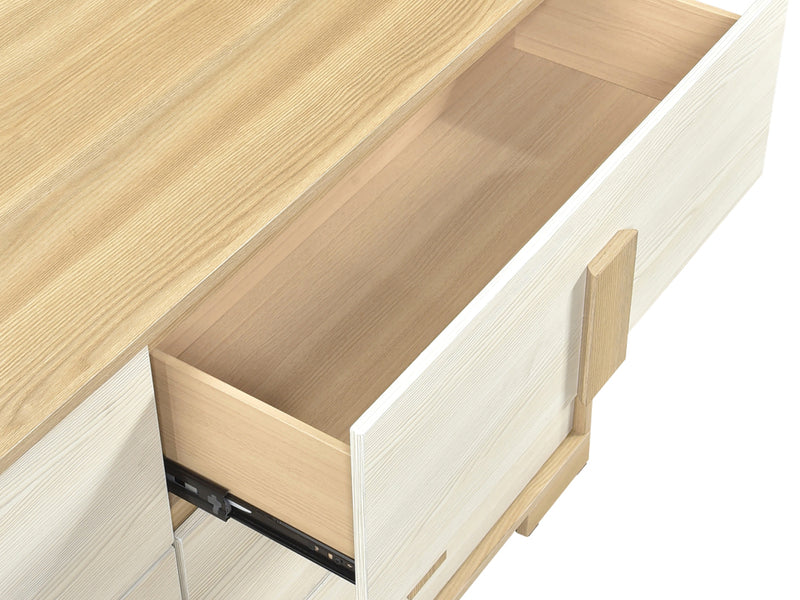 Sterling 61" Wide 6 Drawer Dresser With Mirror