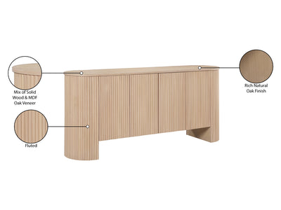 Belinda Mer 72" Wide 4 Door Buffet