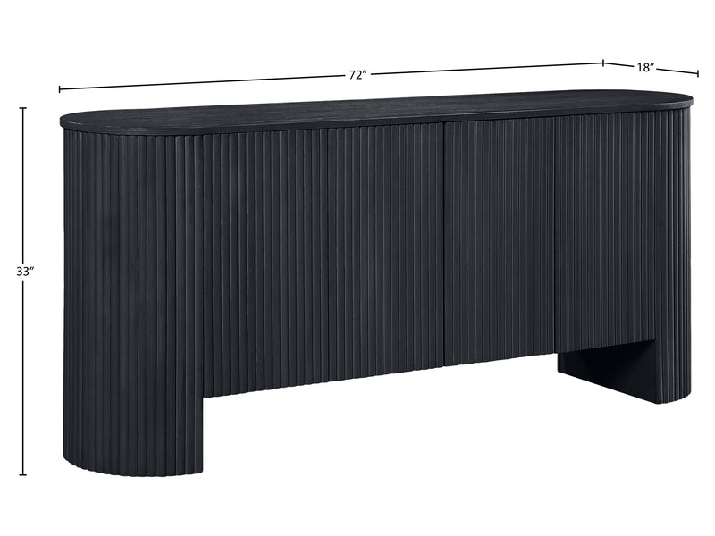 Belinda Mer 72" Wide 4 Door Buffet